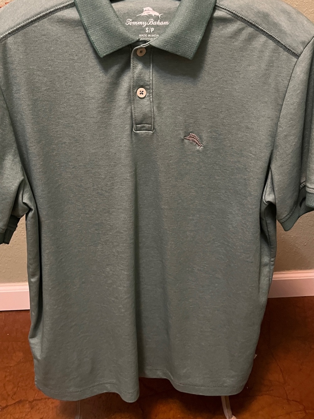 Tommy Bahama Men's Green Polo Shirt Sz S